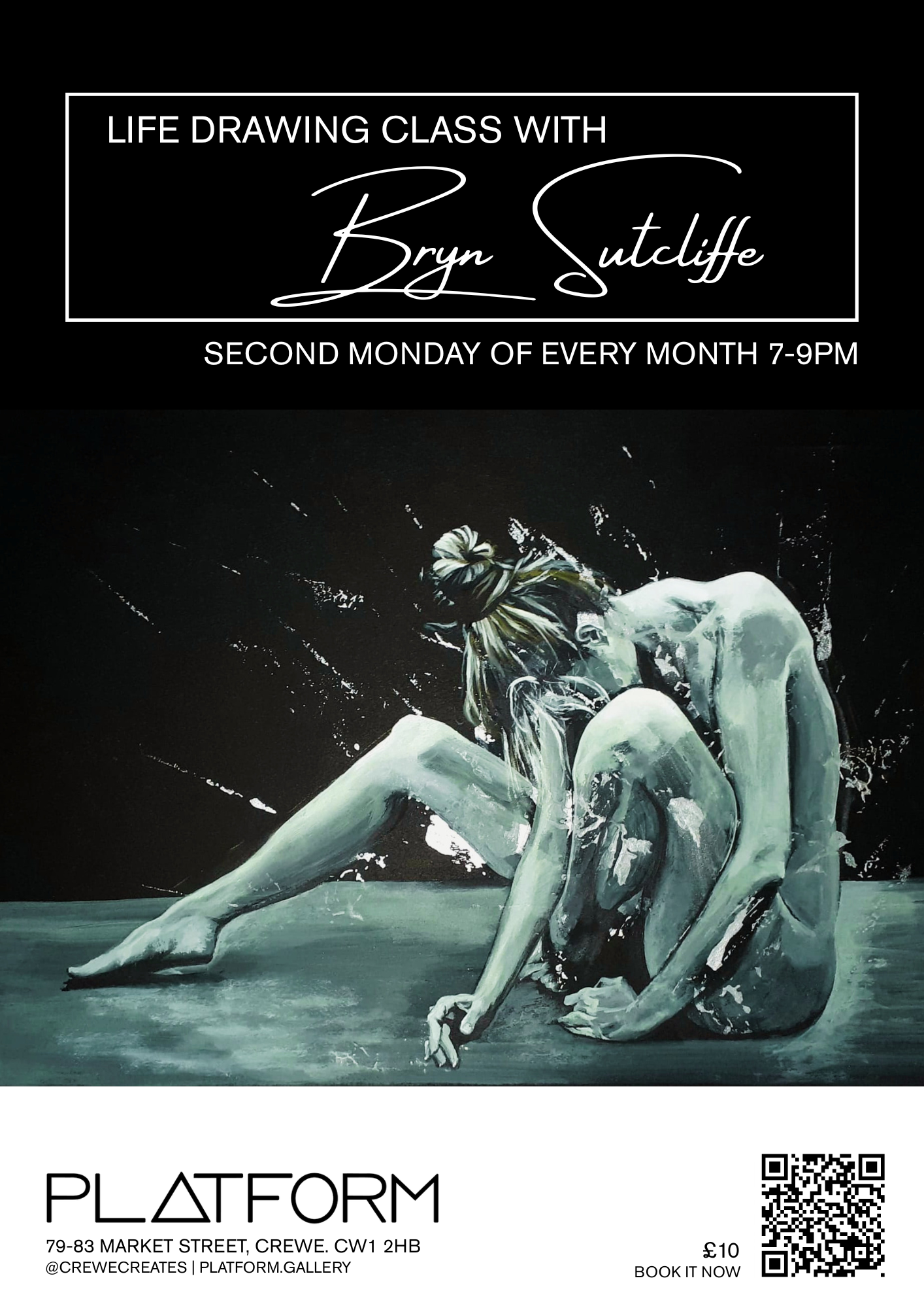 Life Drawing Class with Bryn Sutcliffe at PLATFORM Gallery